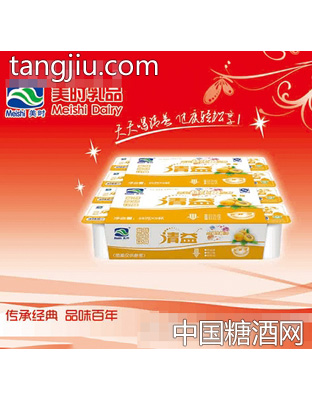98mlx8杯美时清益八连杯发酵酸奶(黄桃味)