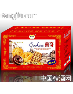 胜利达曲奇系列饼干箱装