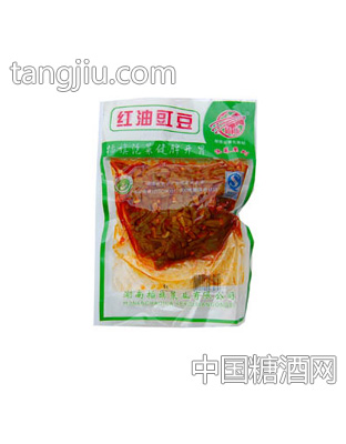 插旗158g红油豇豆