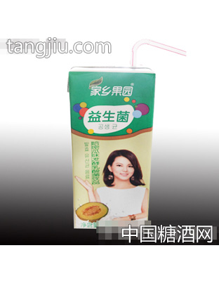 家乡果园零脂肪发酵益生菌饮品哈密瓜味200ml