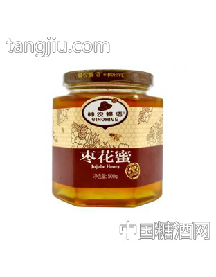 神农蜂语枣花蜜500g