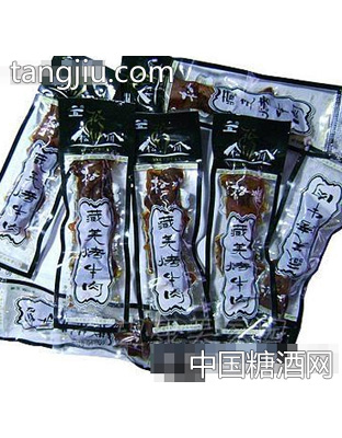 藏羌烤牛肉条麻辣味