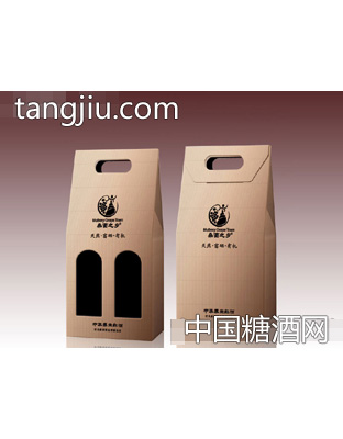 桑葡之乡葡萄酒手提盒（白）