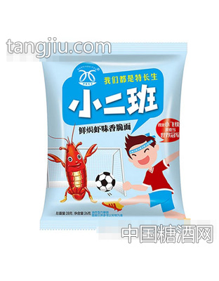 华夏百分小二班鲜焗虾味香脆面
