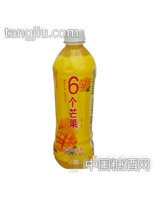 唐人福6个芒果果味饮料500ml