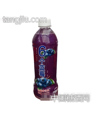 唐人福6个蓝莓果味饮料500ml