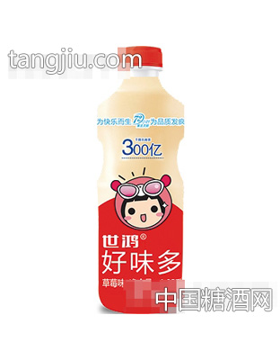 世鸿好味多乳酸菌饮料草莓味1.25L