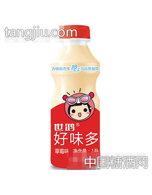 世鸿好味多乳酸菌饮料草莓味1L