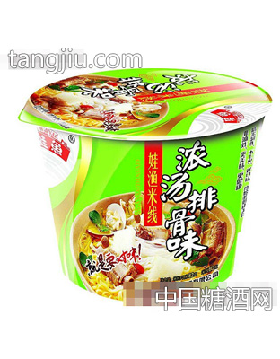 娃渔粉丝浓汤排骨味