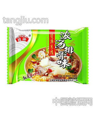 娃渔粉丝浓汤排骨味专卖