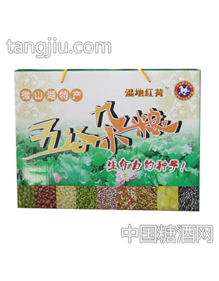 湿地红荷五谷杂粮