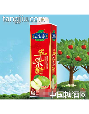 三生杏苹果醋醋香型果汁饮料1L