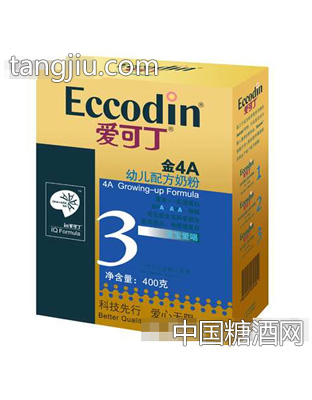 爱可丁金4A幼儿配方奶粉（盒装）