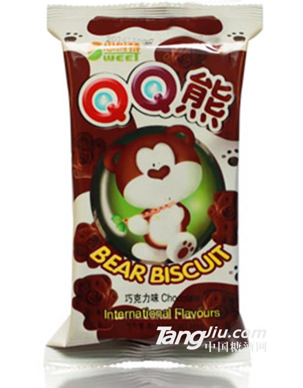 QQ熊巧克力味饼干