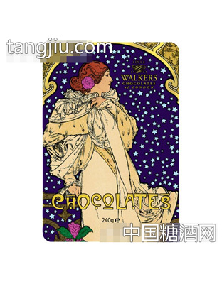 英国沃尔克斯名画礼听软心牛奶巧克力