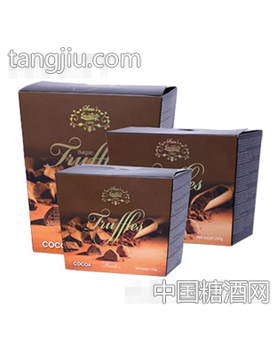 比利时佛兰德斯松露形软心巧克力（可可味）500g
