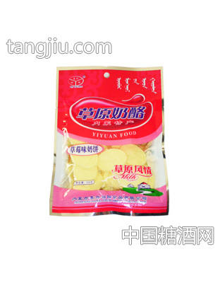 塞外怡园草莓味奶饼120克
