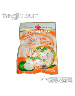 塞外怡园香橙味牛奶片100克