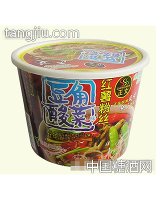 正文豆角酸菜味红薯粉丝