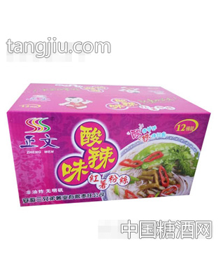 正文酸辣味红薯粉丝（箱）