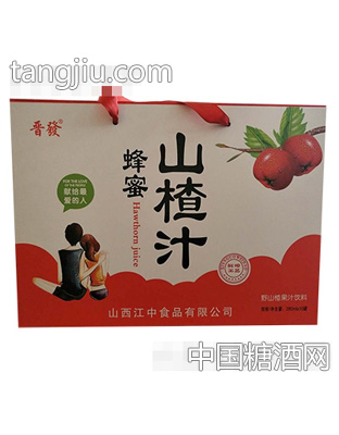 晋發蜂蜜山楂汁280mlx10罐