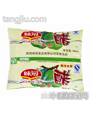 味冠袋装苹果醋350ml