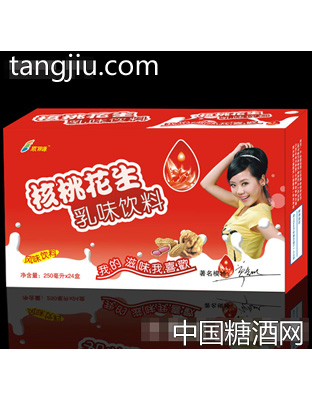 核桃花生乳味饮料礼盒