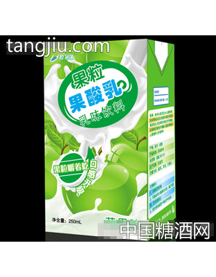 顺丽源苹果味果粒果酸乳