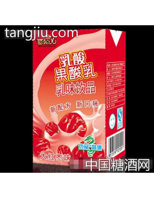 大红枣味乳酸果酸乳