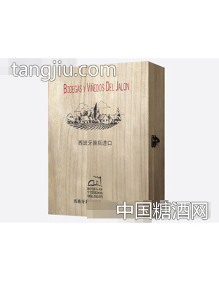 豪龙酒庄双支桐木盒