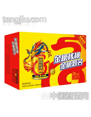 金榜核桃石磨原浆240ml箱装