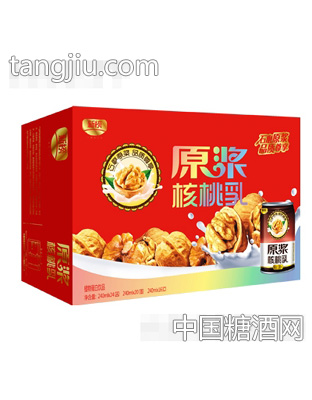 新榜原浆核桃乳240mlx24箱装