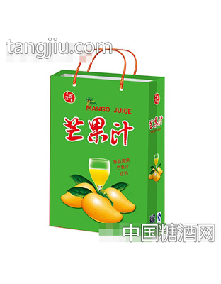 含韵芒果汁饮料手提袋