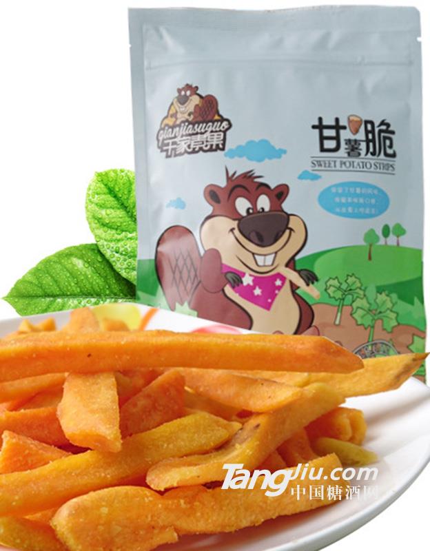 千家素果甘薯条甘薯片100g 