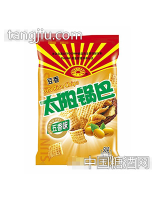 50g太阳锅巴豆香新五香味