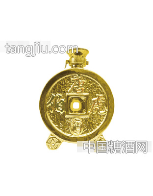唐伯虎金币酒双支礼盒装