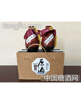 唐伯虎原酒礼盒红瓷双支装