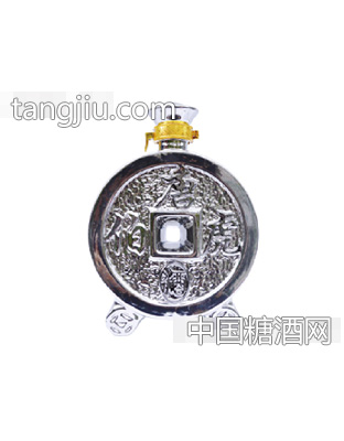 唐伯虎银币酒双支礼盒装