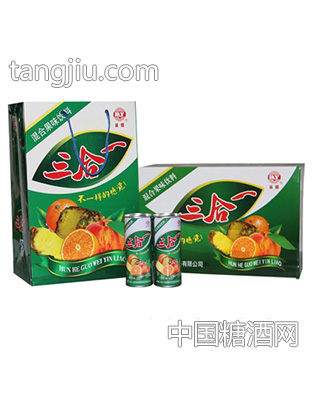 体宝三合一果汁饮料