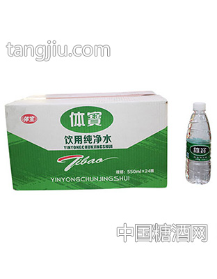 体宝饮用纯净水550mlx24瓶