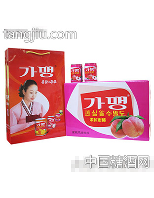 韩式果粒果汁蜜桃味