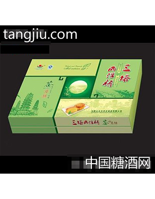 太白农庄三塔两浮桥茶月饼