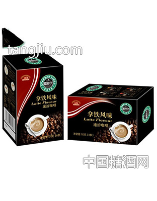 星吧时光120g速溶咖啡拿铁风味