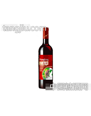 精制红提子酒