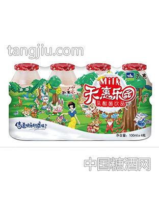 天惠乐园乳酸菌饮品100mlx4瓶