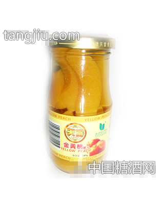 天富金黄桃罐头245g