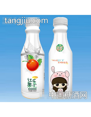红乐果汇山楂&苹果果汁饮料500ml