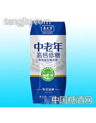 养生季中老年高钙低糖饮料200ml