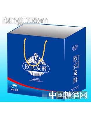 养生季欧式发酵饮料手提袋