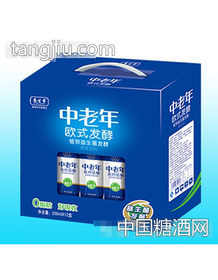 200mlx12盒养生季中老年欧式发酵饮料（开窗
